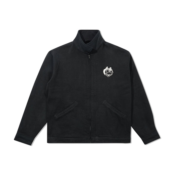 The Trilogy Tapes Digi Cat Work Jacket, Washed Dark Charcoal