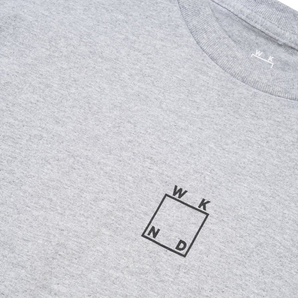 WKND Center Logo Tee, Heather Grey