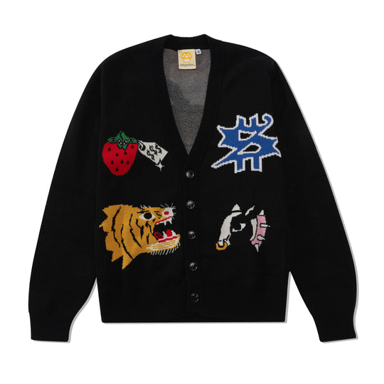 Groe Team Cardigan, Black