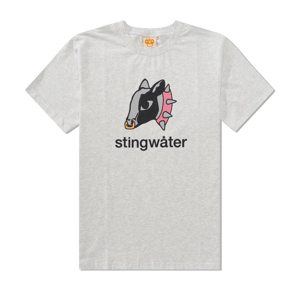 Stingwater Cow Head Tee, Heather Grey