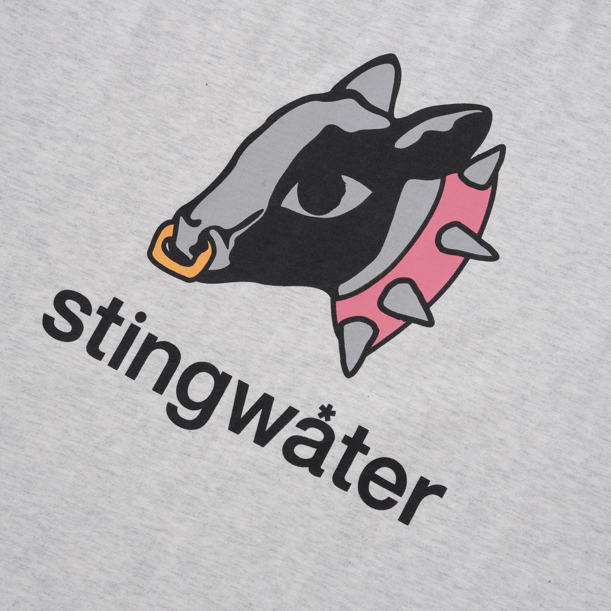 Cow Head Tee, Heather Grey