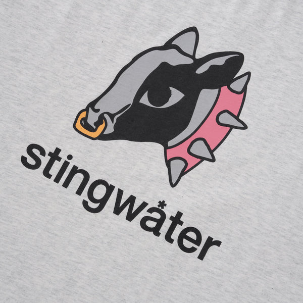 Stingwater Cow Head Tee, Heather Grey