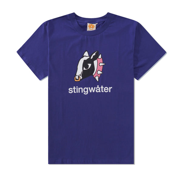 Stingwater Cow Head Tee, Navy