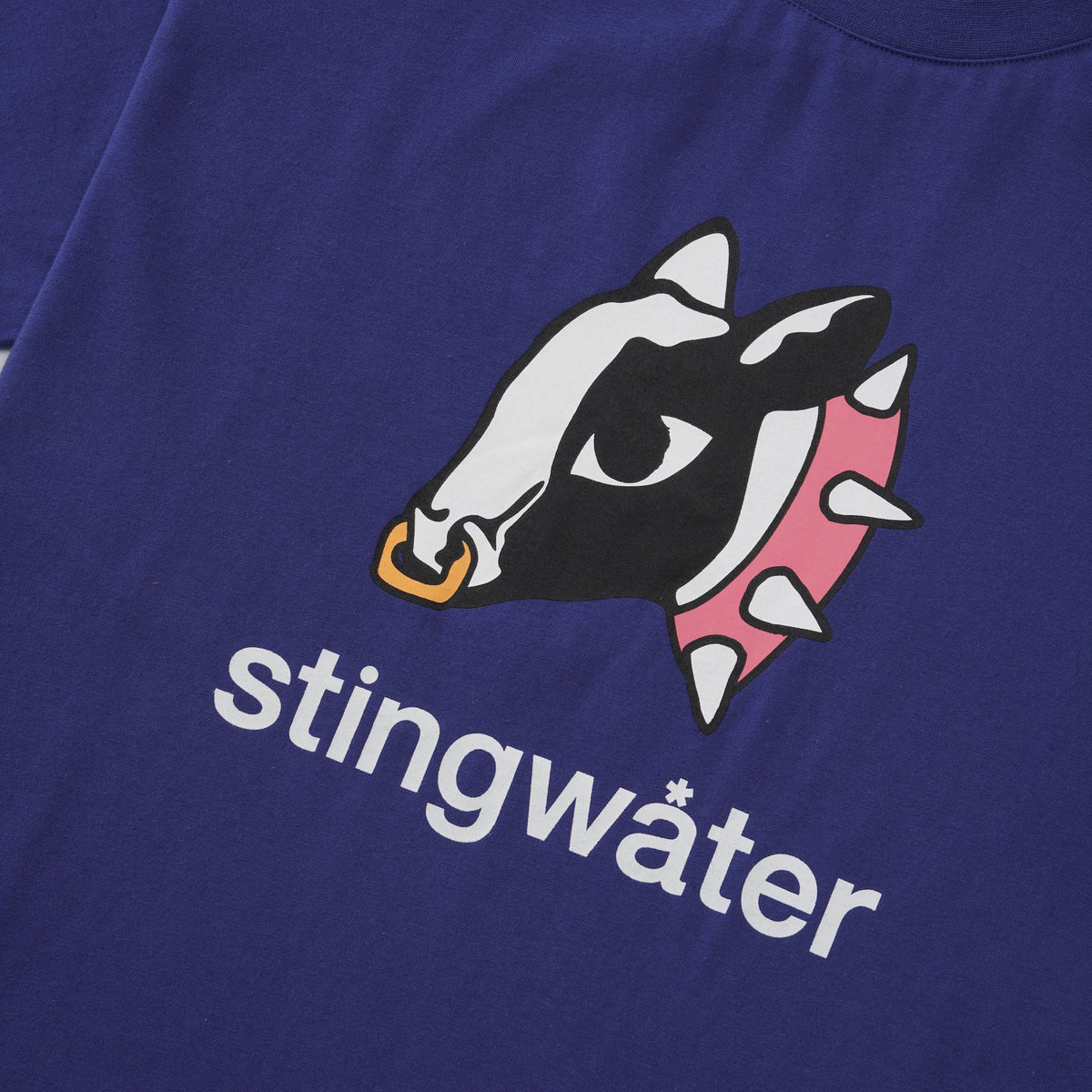 Cow Head Tee, Navy