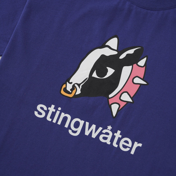 Stingwater Cow Head Tee, Navy