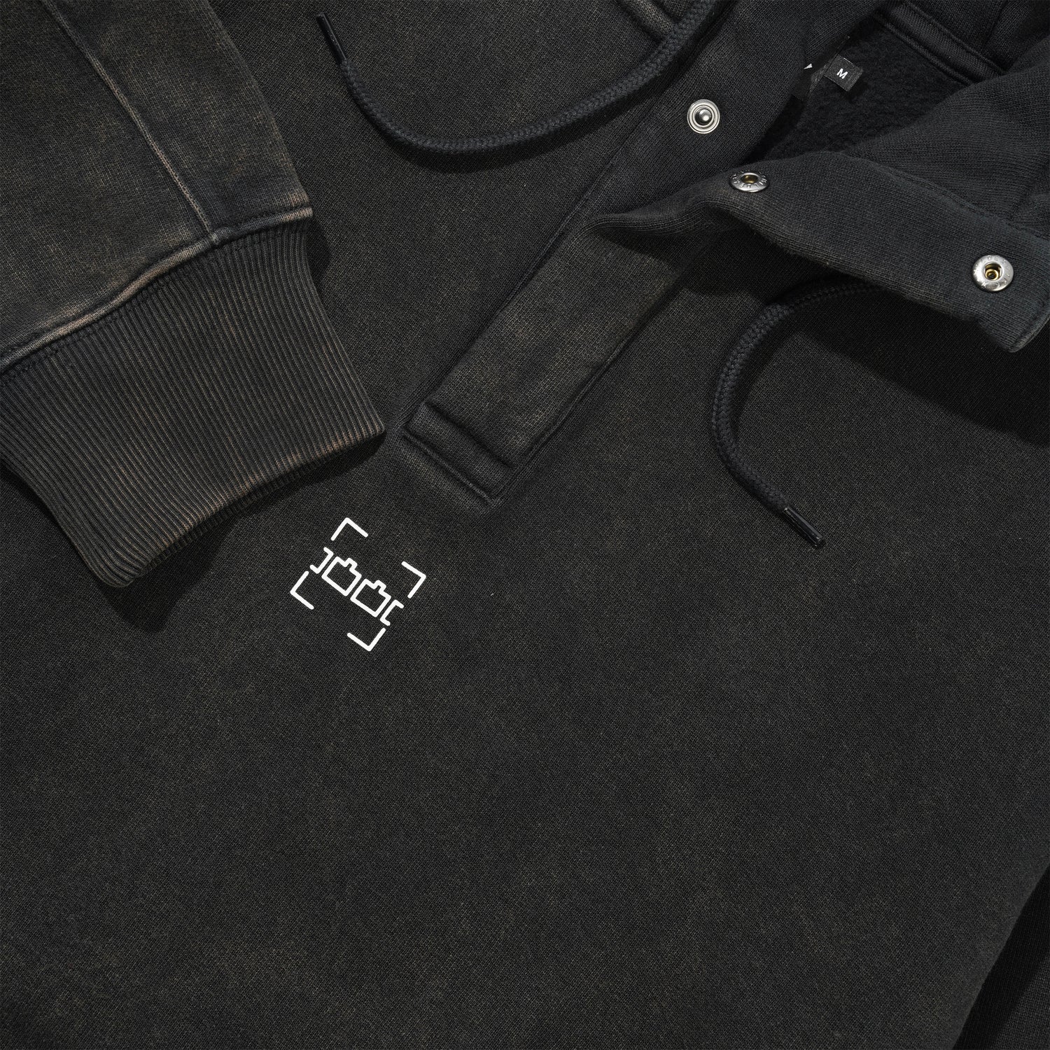 TTT Dash Line Pullover Hood, Black