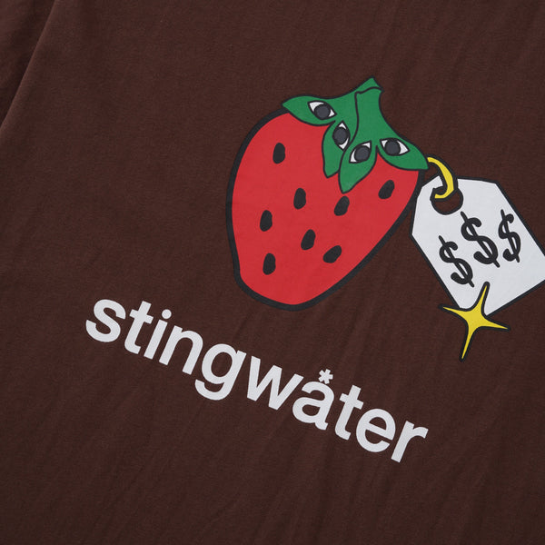 Stingwater V Speshal Organic Strawberry Tee, Brown