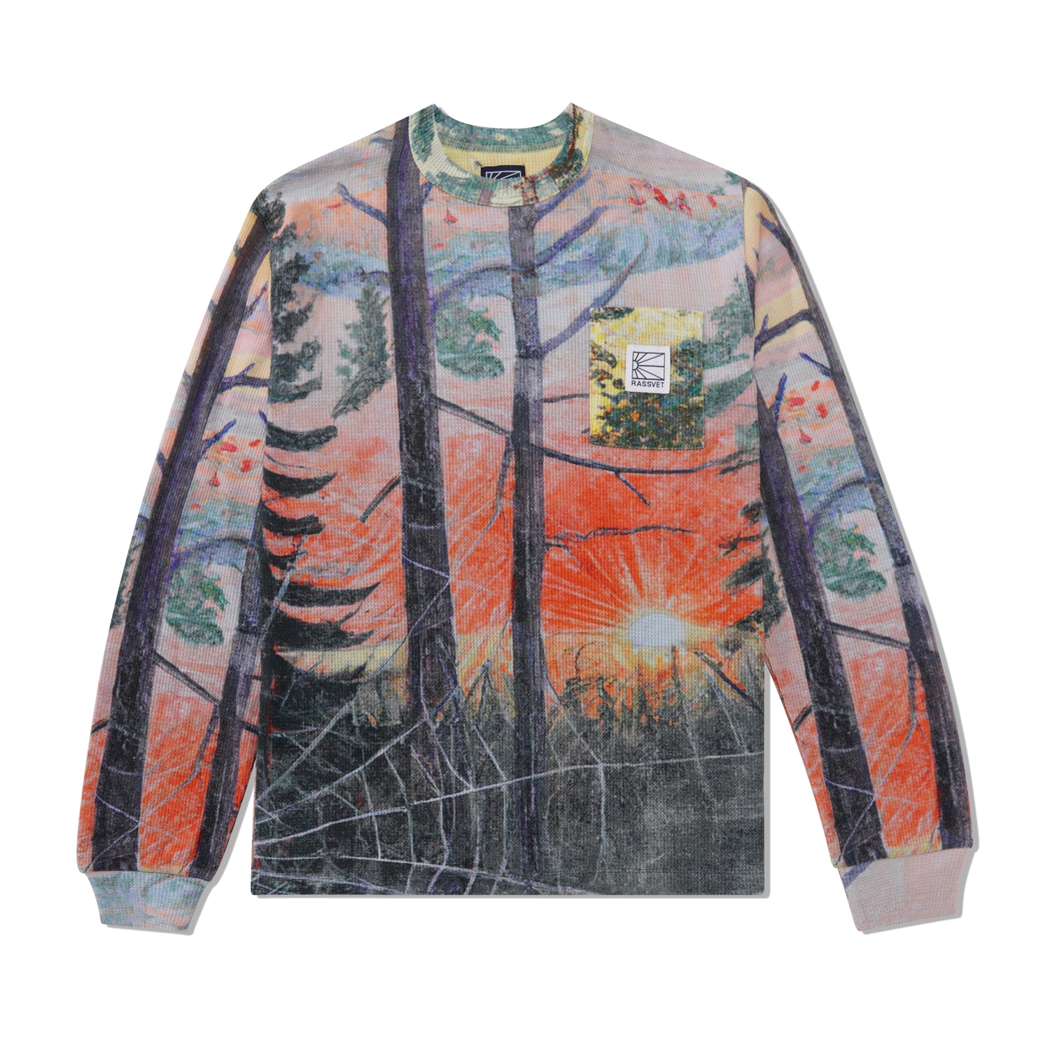 All Over Print L/S Tee, Multi