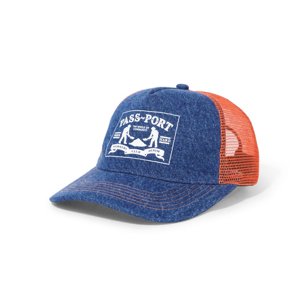 Pass~Port Workers Club Denim Packers Trucker, Dark Indigo