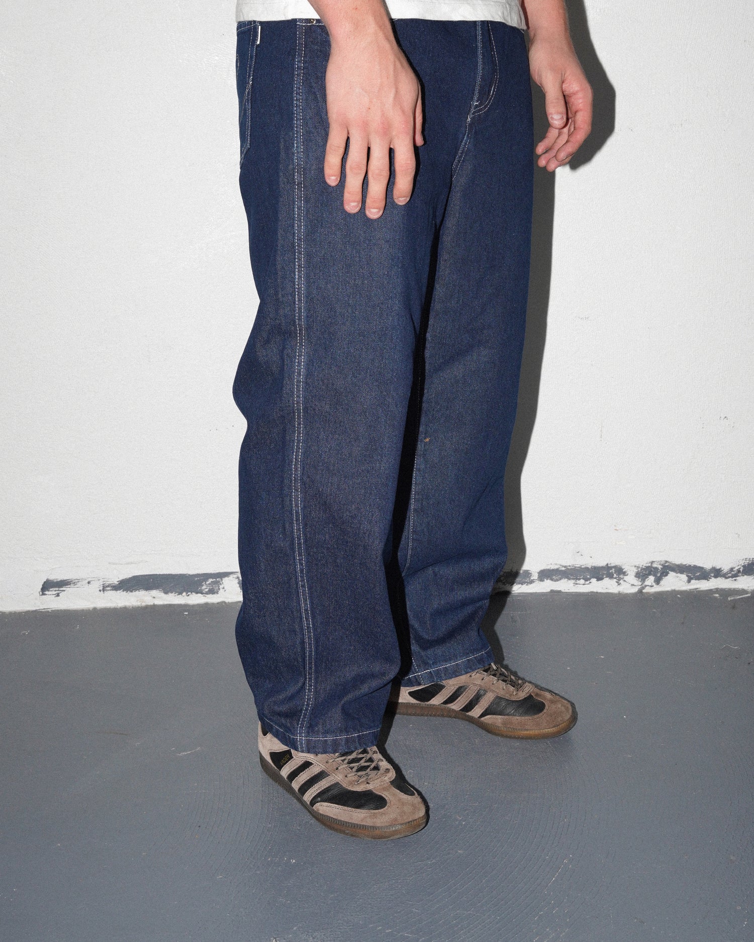 Denim Ranger Jeans, Indigo / White Stitch