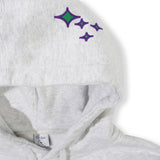 Spike Pullover Hood, Light Heather Grey