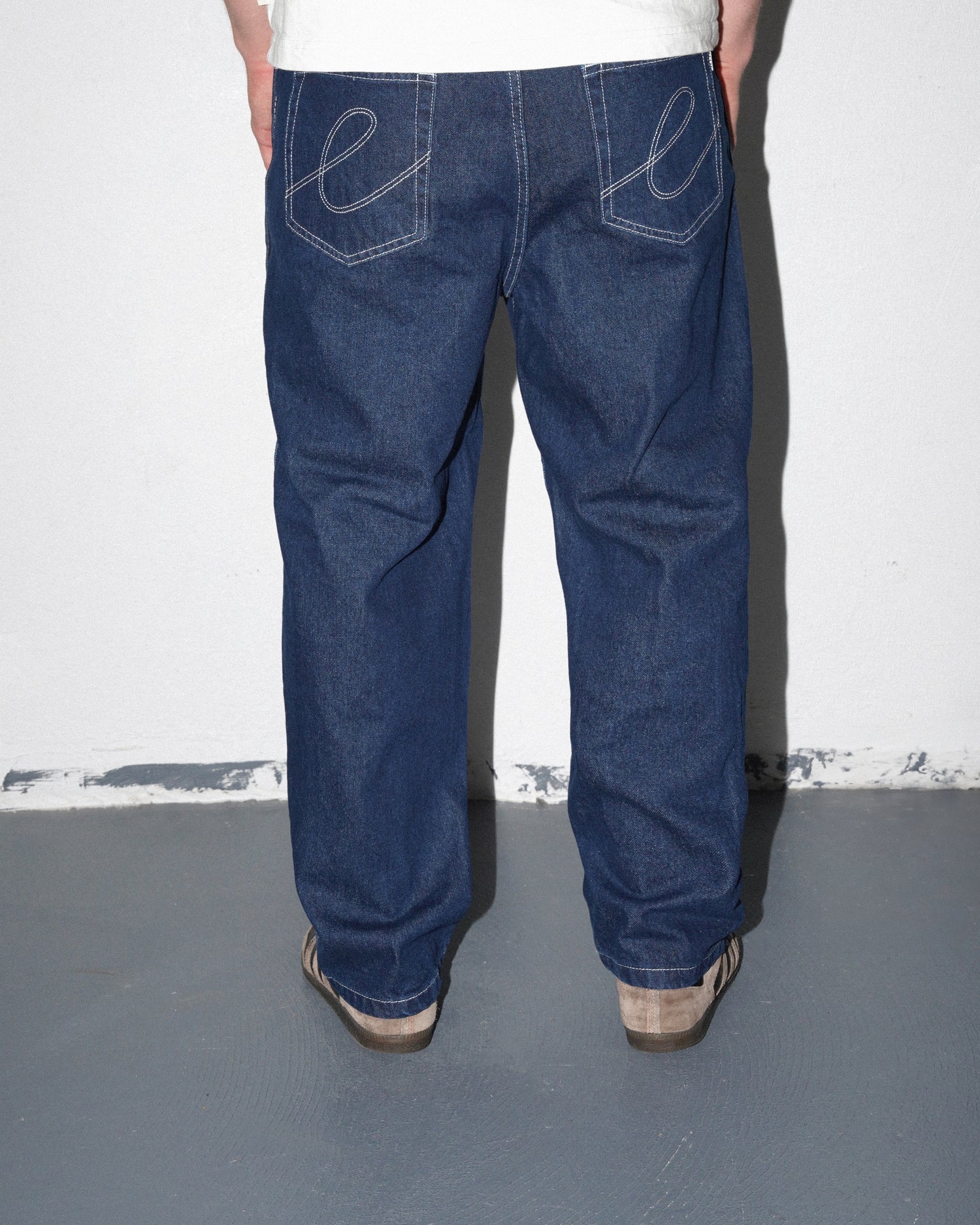 Denim Ranger Jeans, Indigo / White Stitch