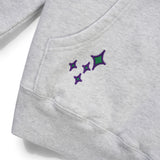 Spike Pullover Hood, Light Heather Grey
