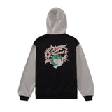 Dove Peace Zipped Pullover, Black