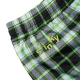Mouse Mesh Short, Green Plaid