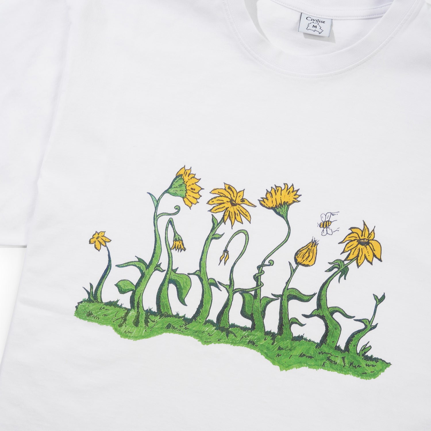 Flower Tee, White