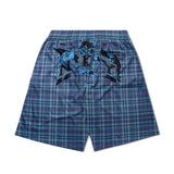 Picco Mesh Short, Blue Plaid