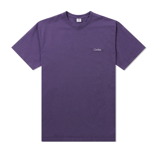Civilist Mini Logo Tee, Grape