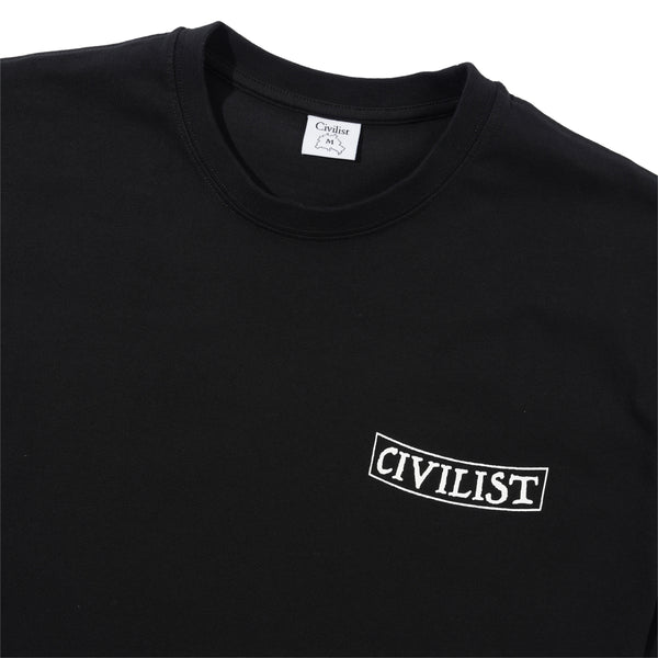 Civilist Elephant Tee, Black