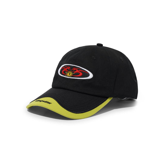 Moses Y2K Hat, Black / Lime