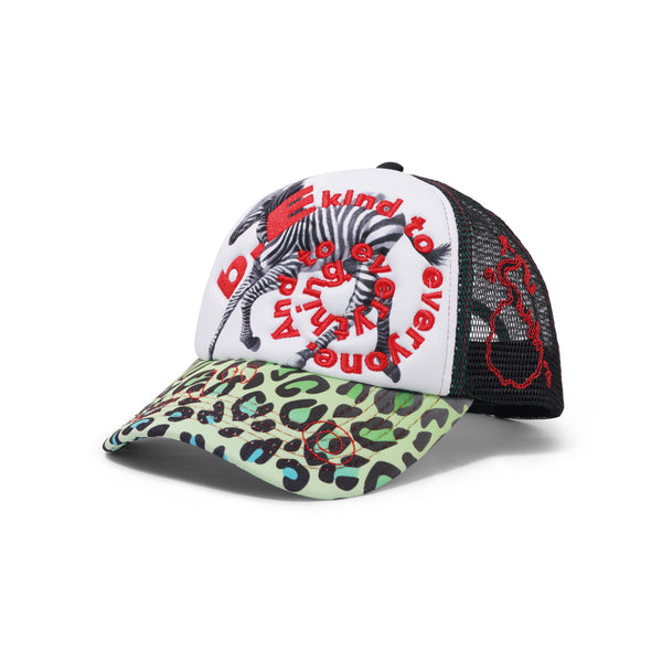 b.Eautiful b.i Foam trucker Hat, Baby Zebra
