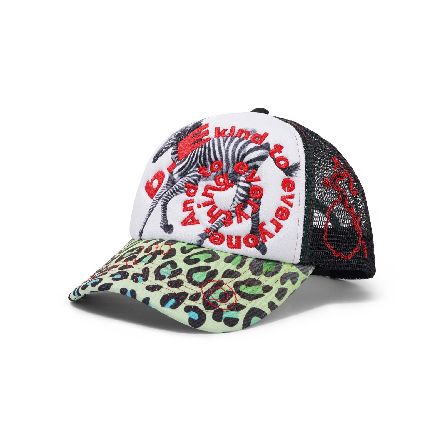 b.i Foam trucker Hat, Baby Zebra