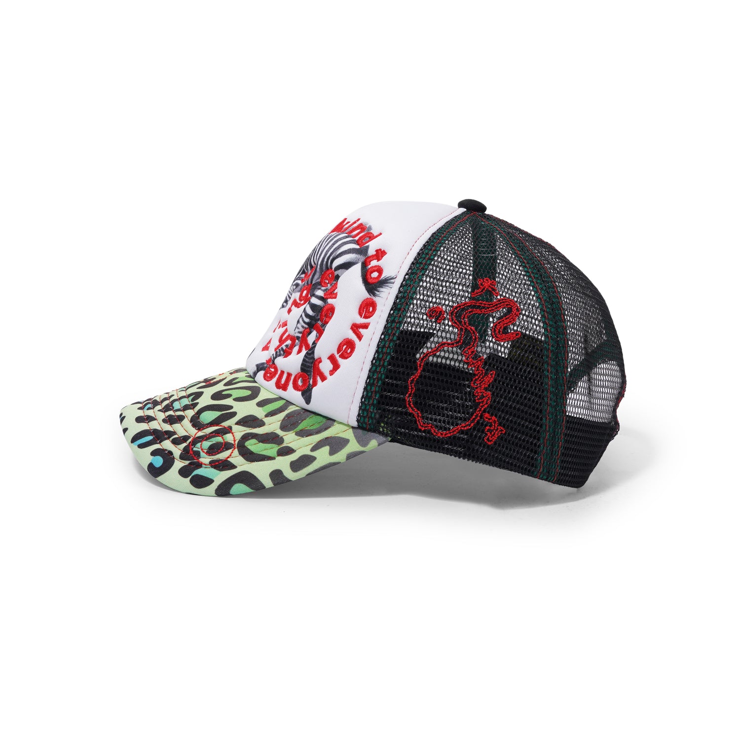 b.i Foam trucker Hat, Baby Zebra