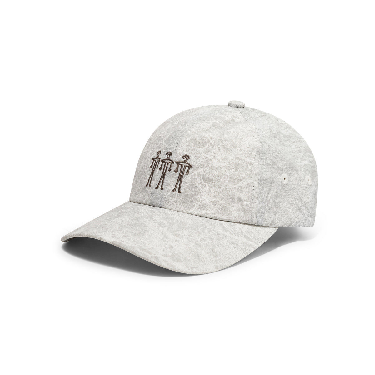 TTT Dogu Washed Nylon Ripstop 6-Panel Hat, Grey