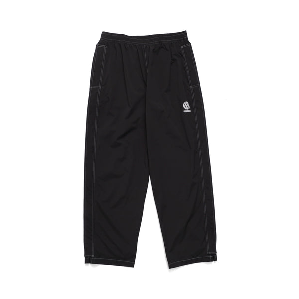 Metalwood Contrast Stitch Rain Pant, Black