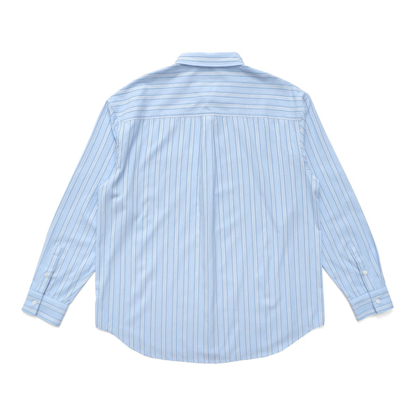 Metalwood Court Shirt, Blue / White Stripe