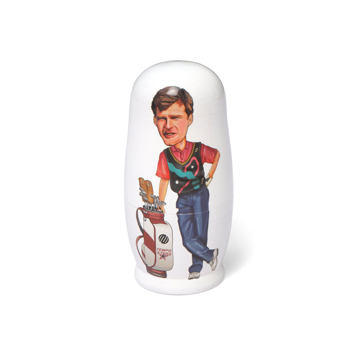 Tour Pro Nesting Dolls, White