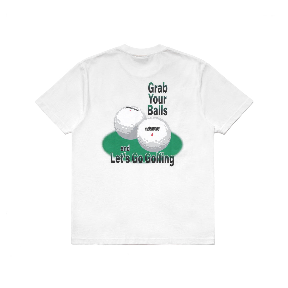 Grab Your Balls Tee, White