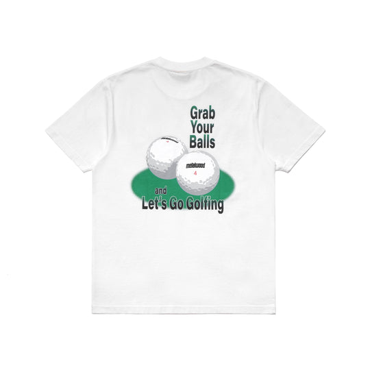 Grab Your Balls Tee, White