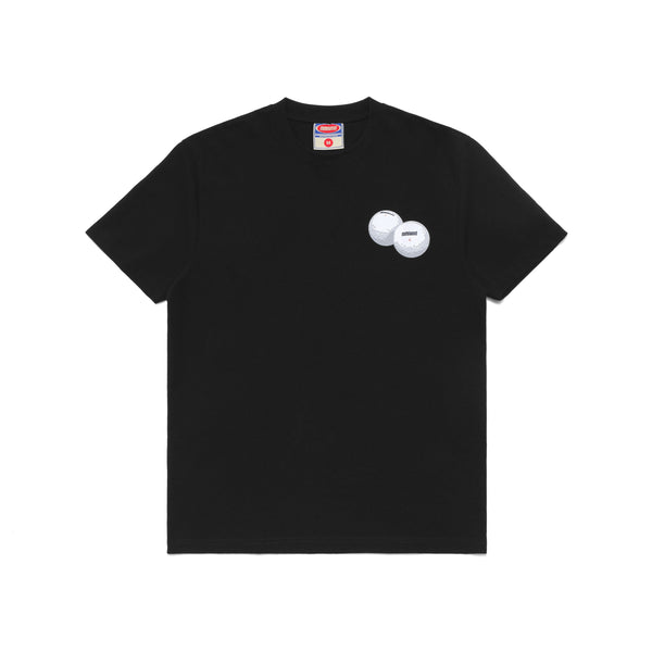 Metalwood Grab Your Balls Tee, Overdyed Black