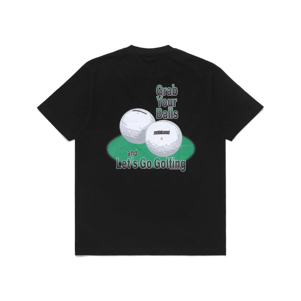 Metalwood Grab Your Balls Tee, Overdyed Black