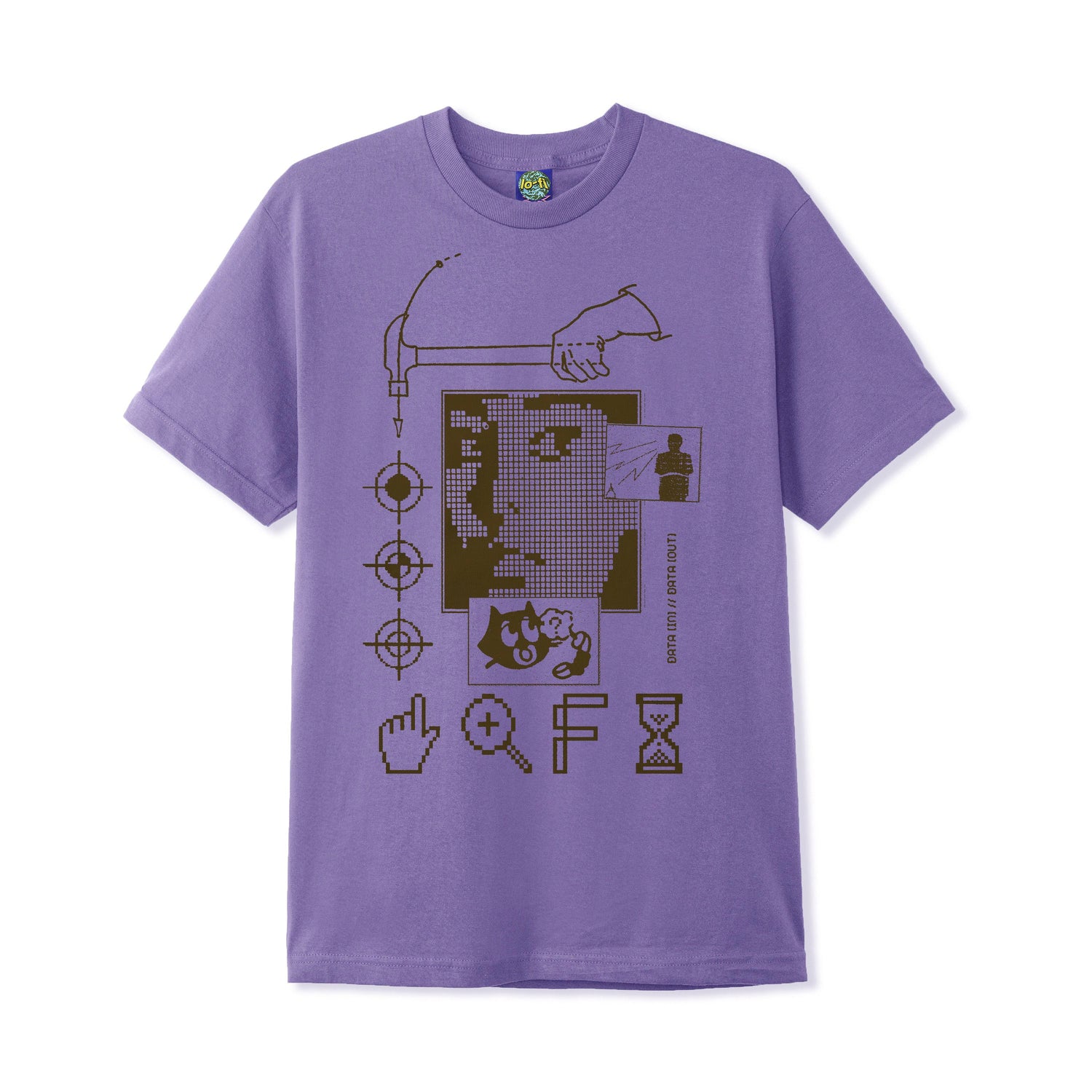 Data Tee, Washed Grape