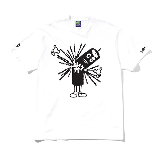 Detonate Tee, White
