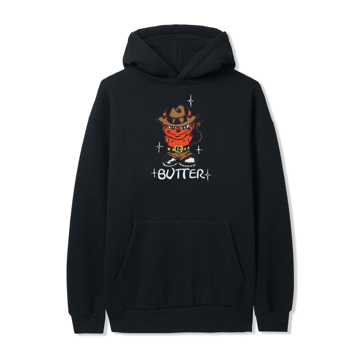 Devil Pullover Hood, Black