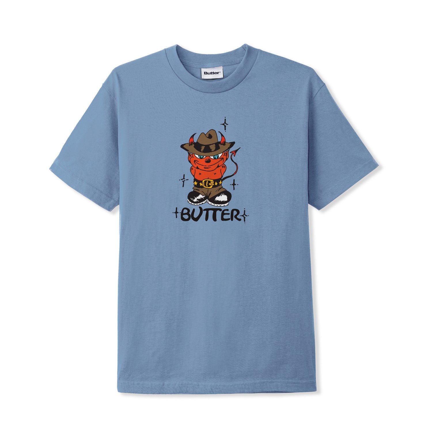 Devil Tee, Slate Blue