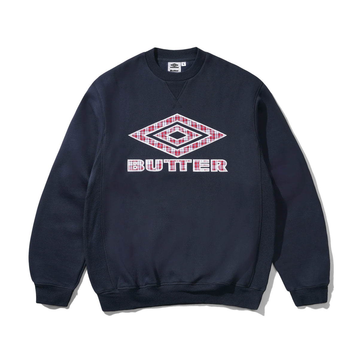 Diamond Applique Crewneck, Navy