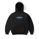 Diamond Logo Pullover Hood, Black
