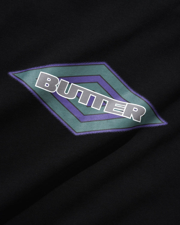 Butter Goods Diamond Logo Pullover Hood, Black