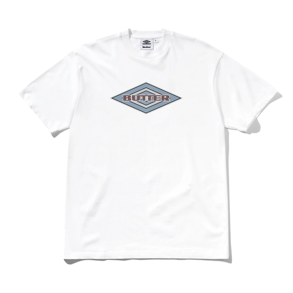 Butter Goods Diamond Logo Tee, White
