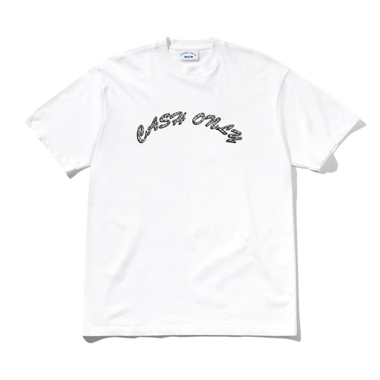 Diamond Plate Logo Tee, White