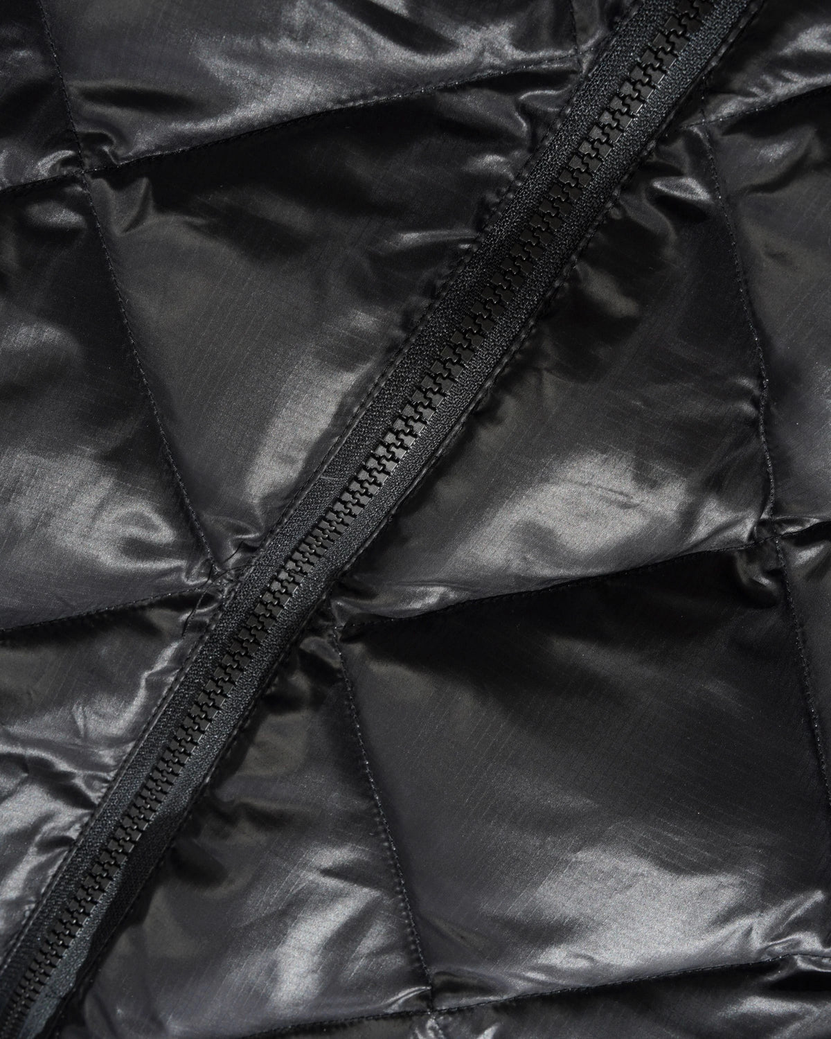 Diamond Quilt Puffer, Black