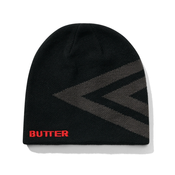 Butter Goods Diamond Skully Beanie, Black