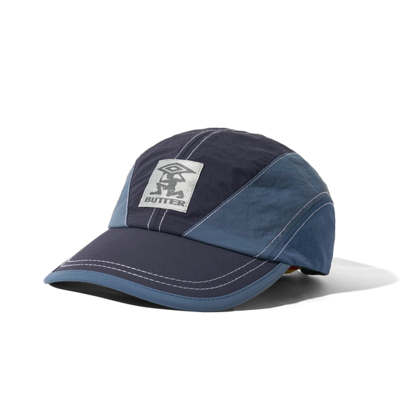 Butter Goods Diamond Terrain Cap, Navy / Slate