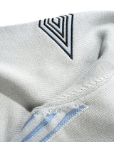 Diamond Zip-Thru Knit, Grey