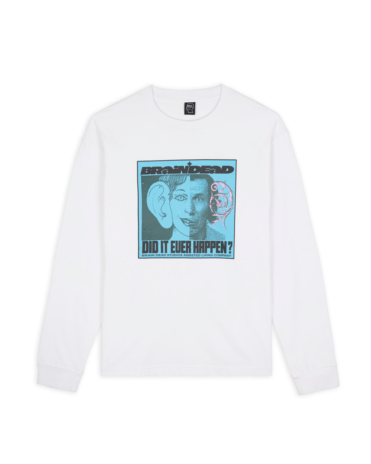 Did It Ever Happen L/S Tee, White