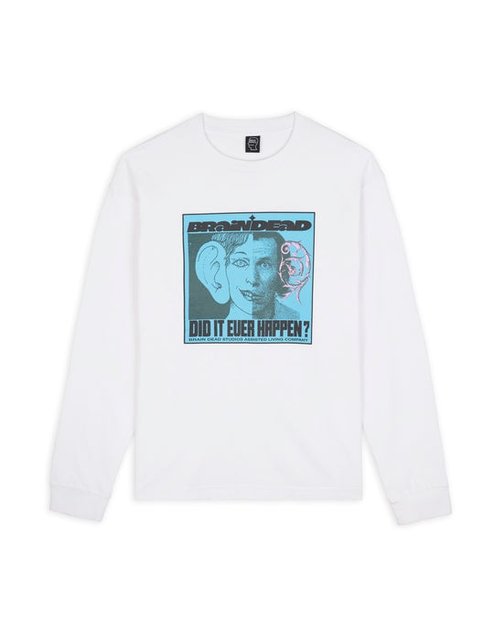 Did It Ever Happen L/S Tee, White